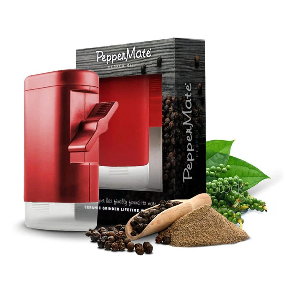 Peppermate Pepper Grinder: Red