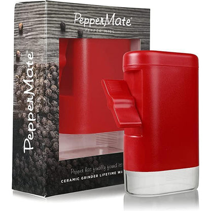 Peppermate Pepper Grinder: Red