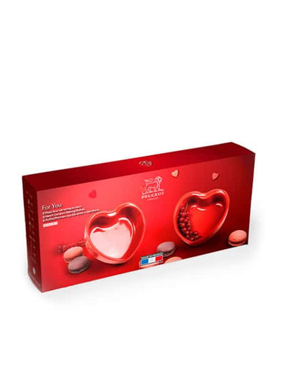 Peugeot Appolia Heart Ramekins (Set of 2): Red