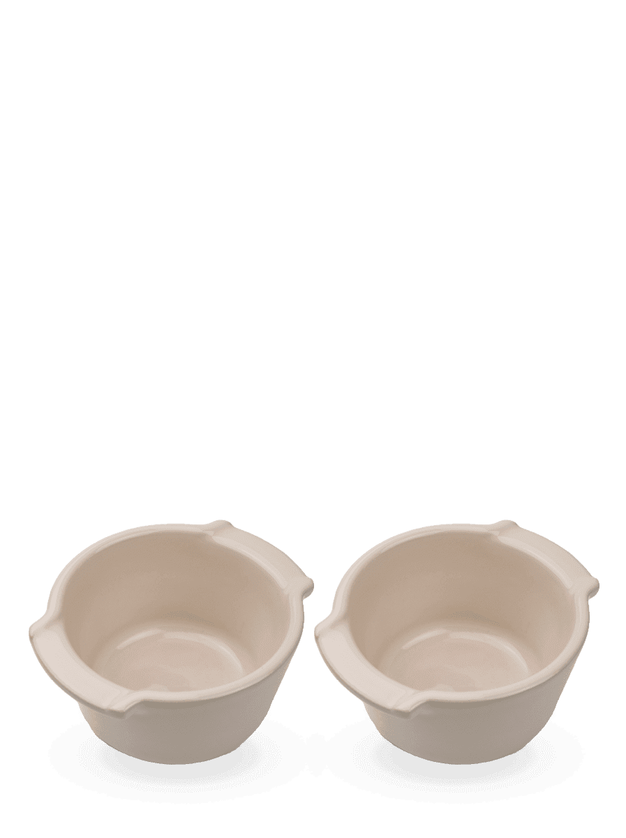 Peugeot Appolia Duo Ramekins (Set of 2): Ecru