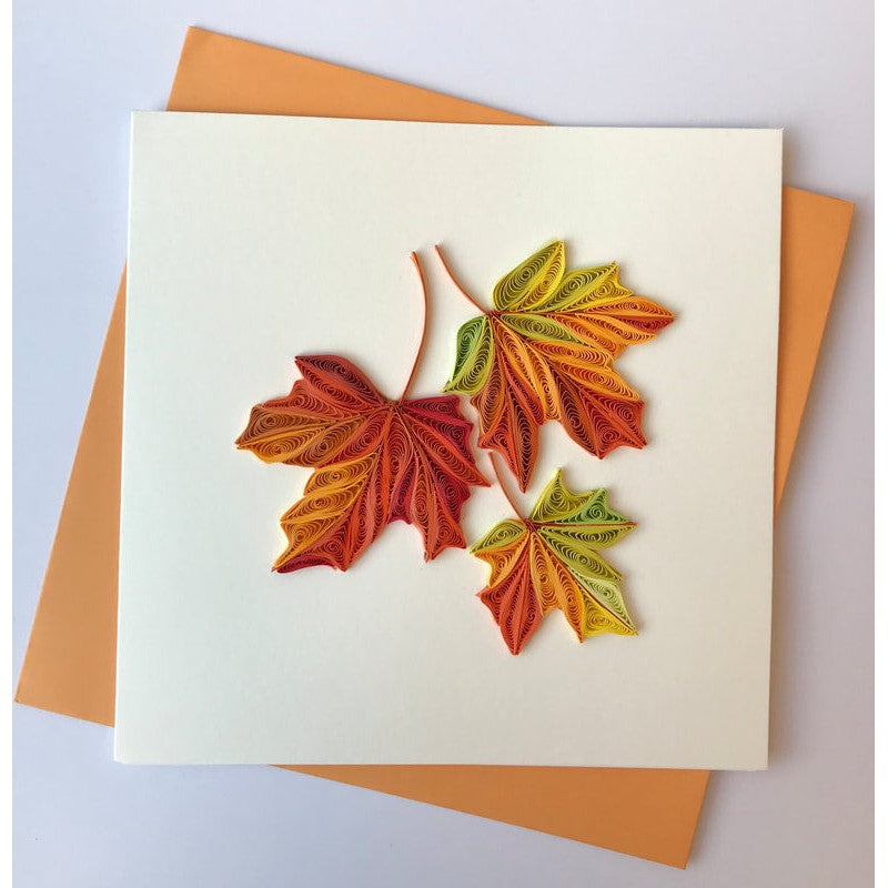 Poppin Paper Cards: Fall Leaves