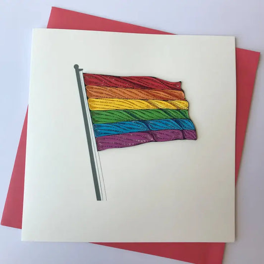 Poppin Paper Cards: LGBTQ Flag