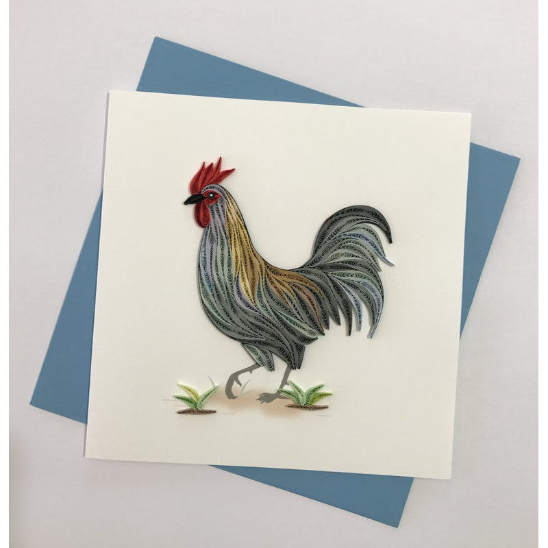 Poppin Paper Cards: Rooster