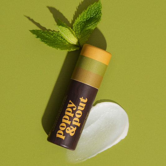 Poppy & Pout Lip Balm: Retro Surf, Midnight Mint