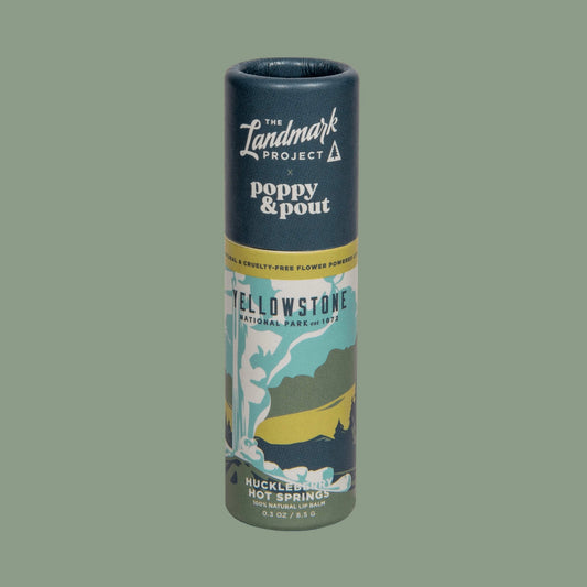 Poppy & Pout Lip Balm: Yellowstone Huckleberry Hot Springs