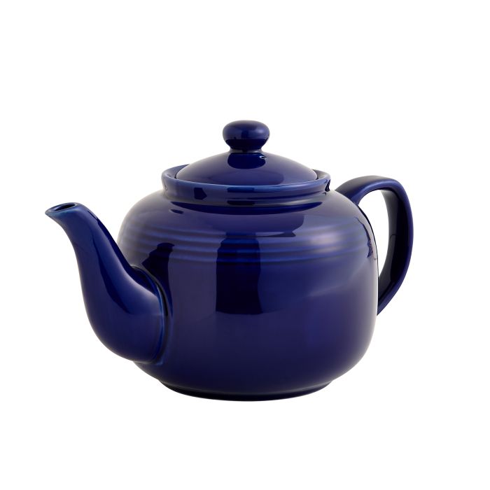 Prill Teapot w/ Infuser: 6 cup, Cobalt
