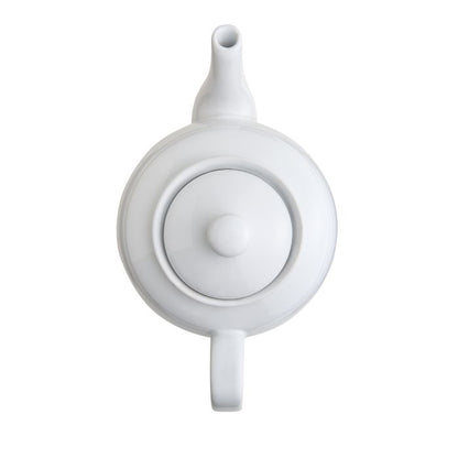 Prill Teapot w/ Infuser: 6 cup, White