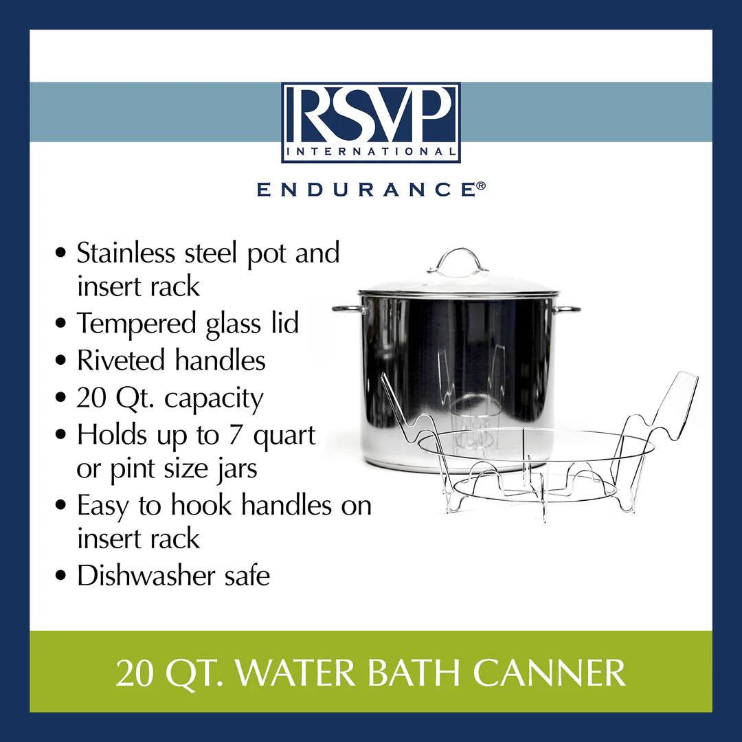 RSVP Water Bath Canner: 20 QT