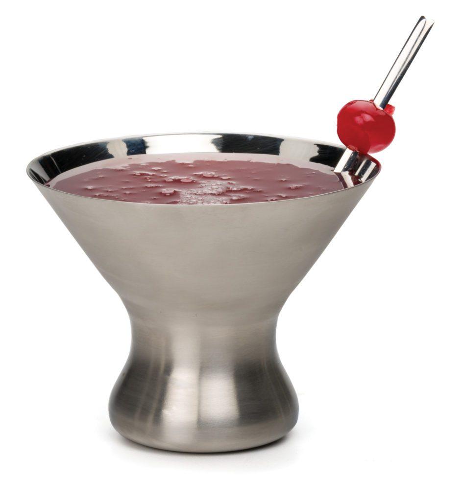 RSVP Stainless Steel Martini Glasses