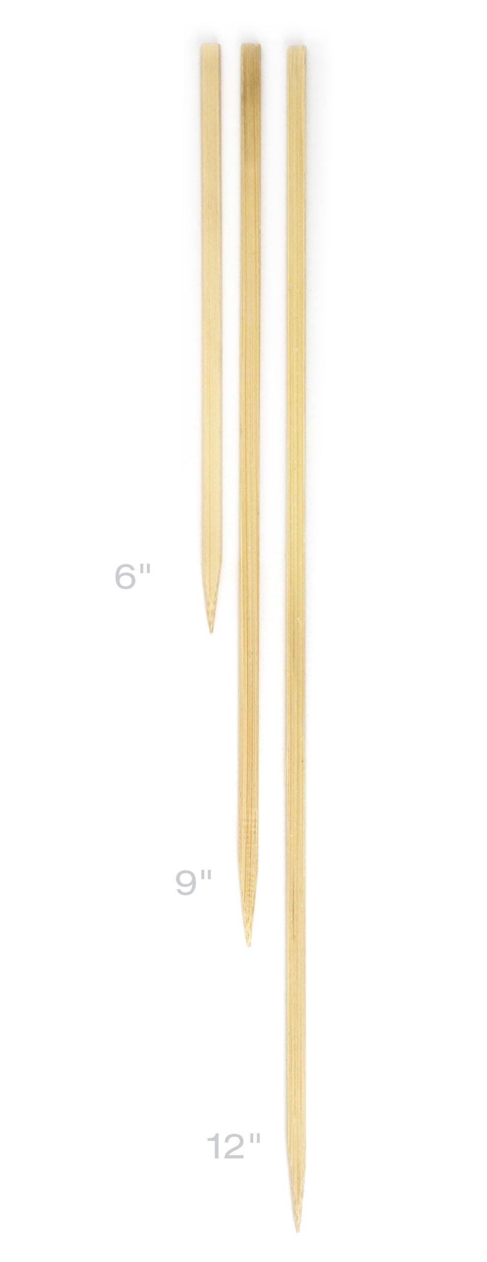 RSVP Flat Bamboo Skewers, 9"