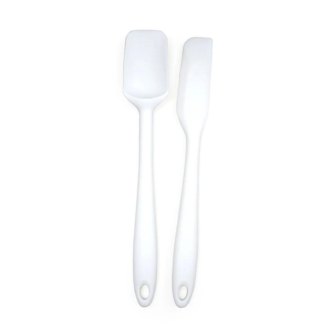 RSVP Mini Silicone Spatulas (Set of 2): White