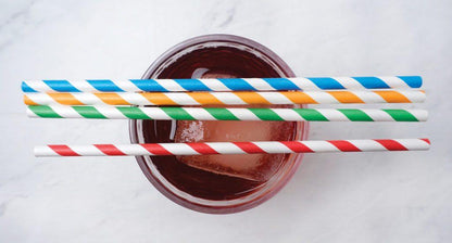 RSVP Paper Straws Striped