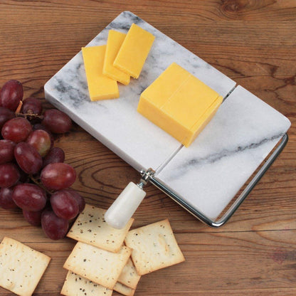 RSVP Marble Cheese Slicer: White