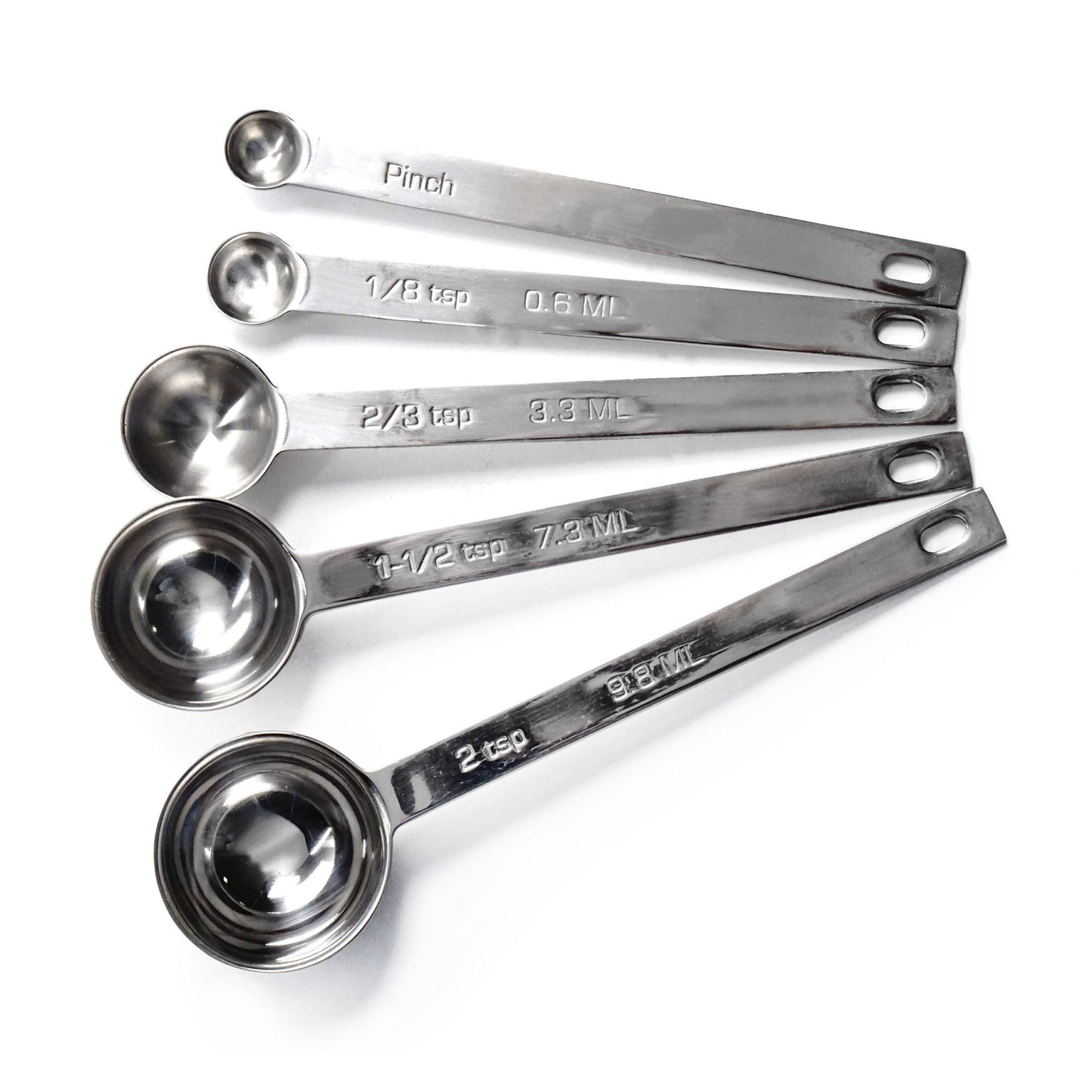 RSVP Measuring Spoons: Round, Odd Sizes