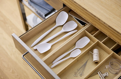 Rosti Margrethe Classic Serving Spoon: White