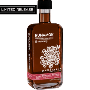 LIMITED RELEASE Runamok Maple Royal Cinnamon Infused Maple Syrup, 250ml