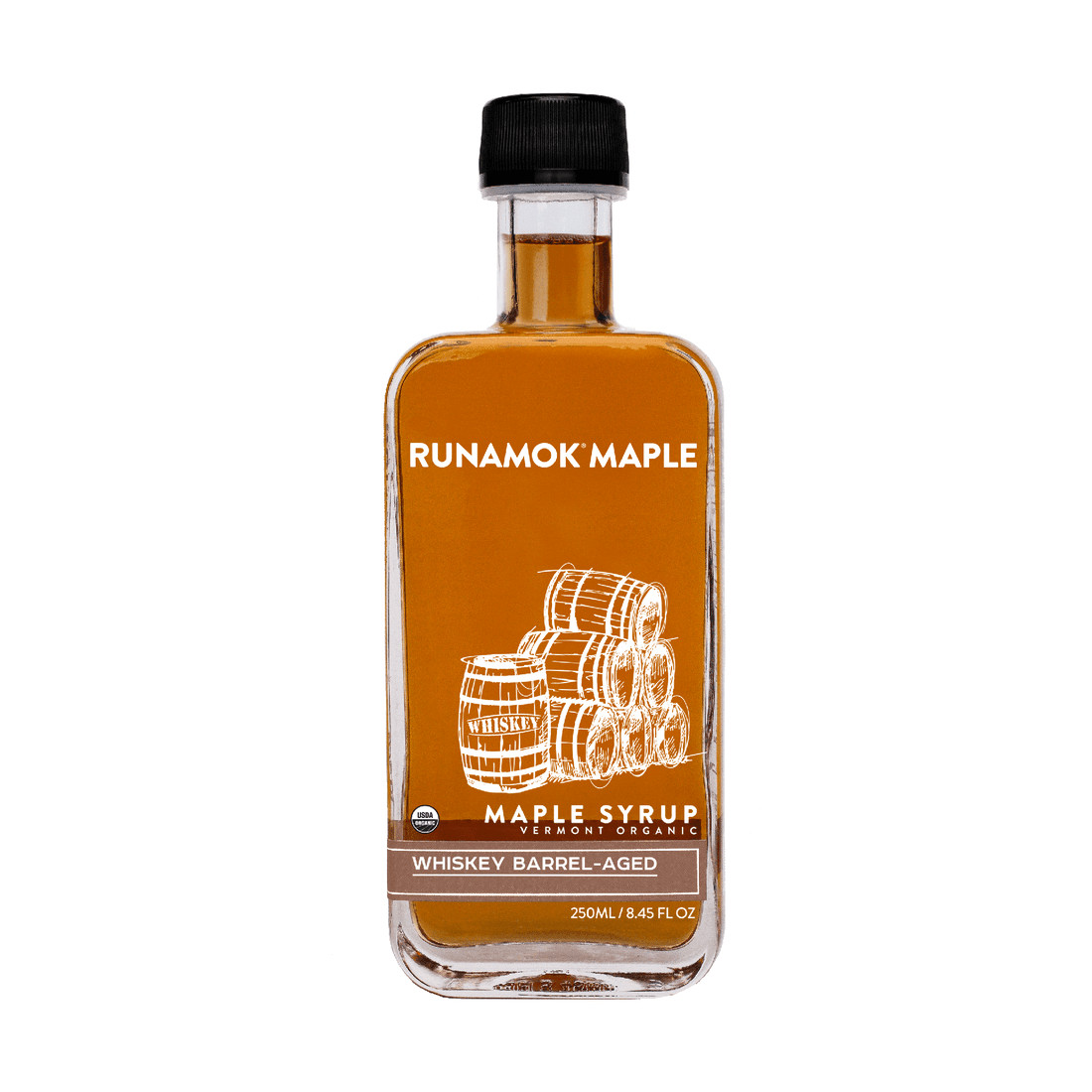 Runamok Maple - Whiskey Barrel-Aged Maple Syrup, 250mL