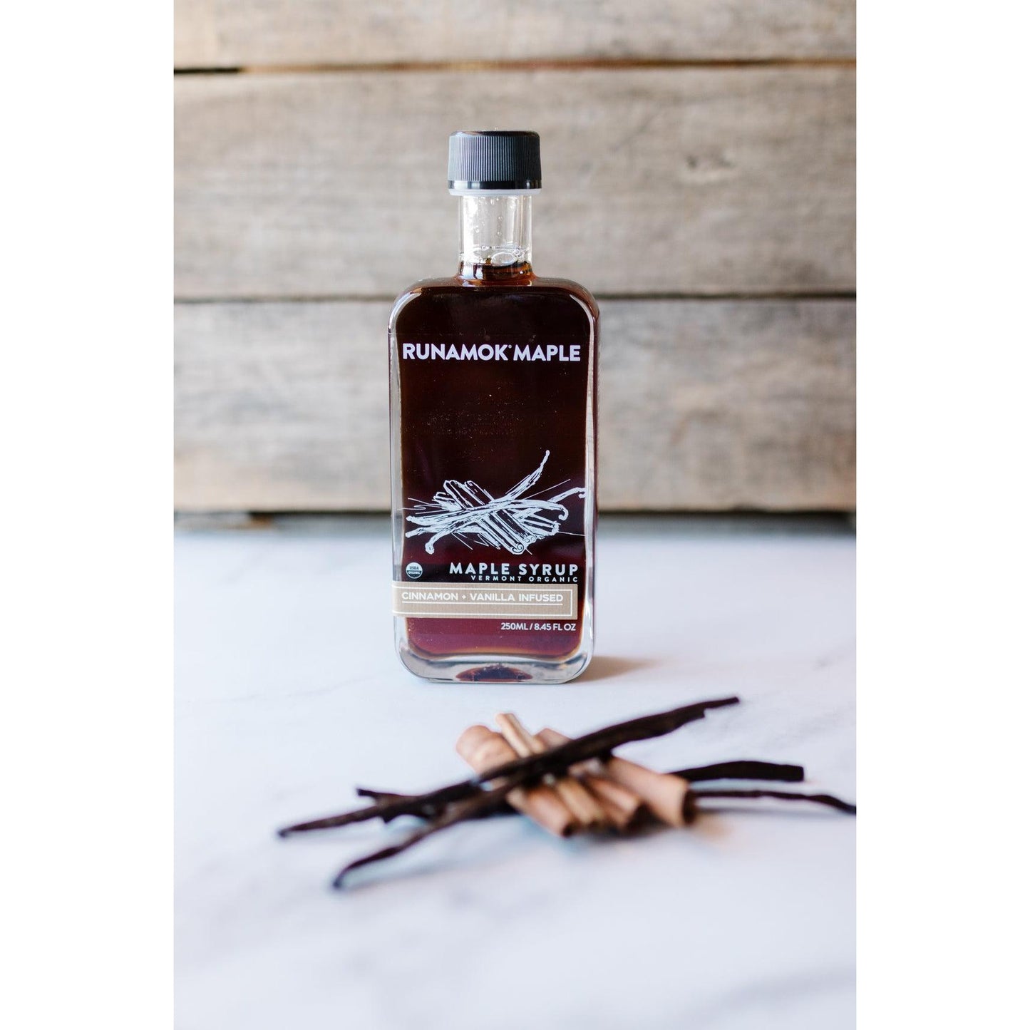 Runamok Maple Cinnamon Vanilla Infused Maple Syrup