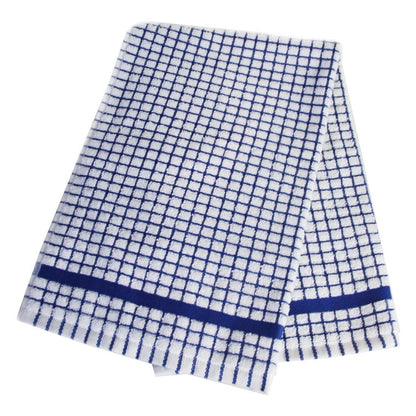 Samuel Lamont Poli-Dri Cotton Tea Towel: Blue