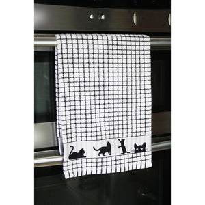 Samuel Lamont Poli-Dri Jacquard Tea Towel: Cat