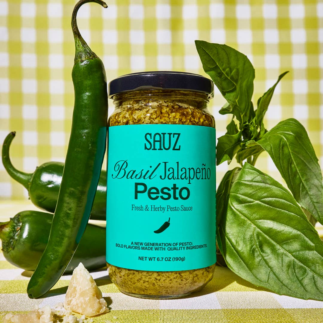 Sauz Basil Jalapeno Pesto
