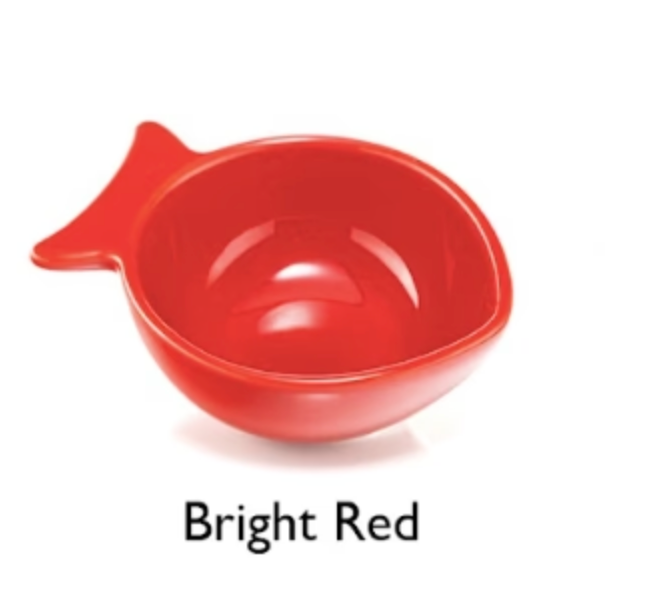 Gurgle Pot Goldfish Dip Bowl: Bright Red