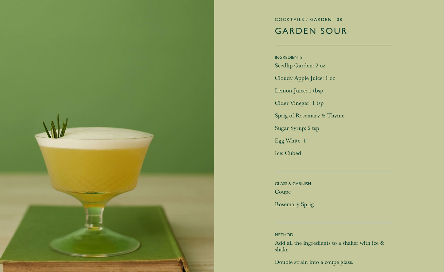 Seedlip Garden 108 Nonalcoholic Spirit