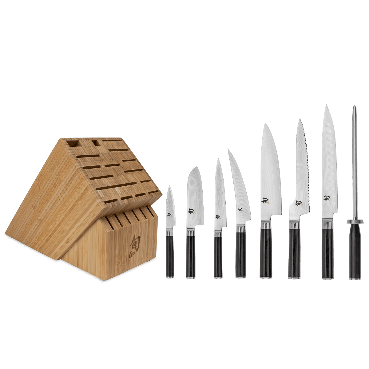 Shun Classic Set: 9 Piece Chef's Choice