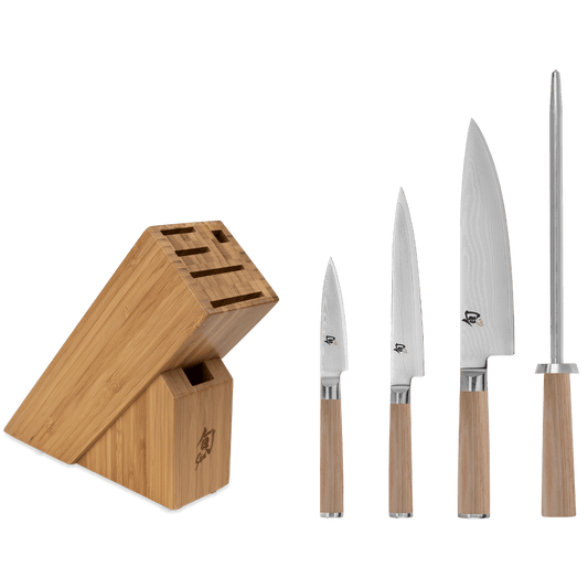 Shun Classic Blonde Set: 5 Piece Starter