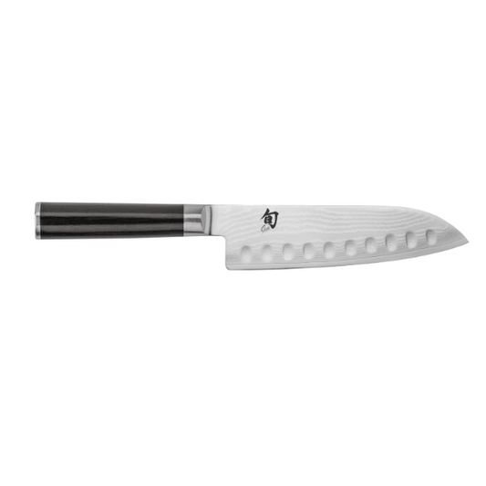 Shun Classic 7" Santoku, Hollow Ground