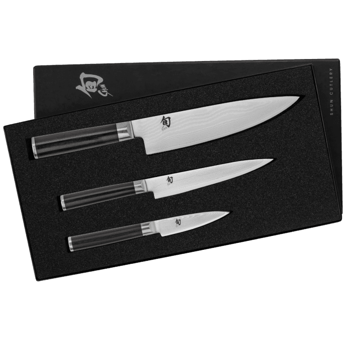 Shun Classic Set: 3 Piece Starter