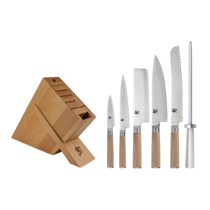 Shun Classic Blonde Set: 7 Piece Block Set