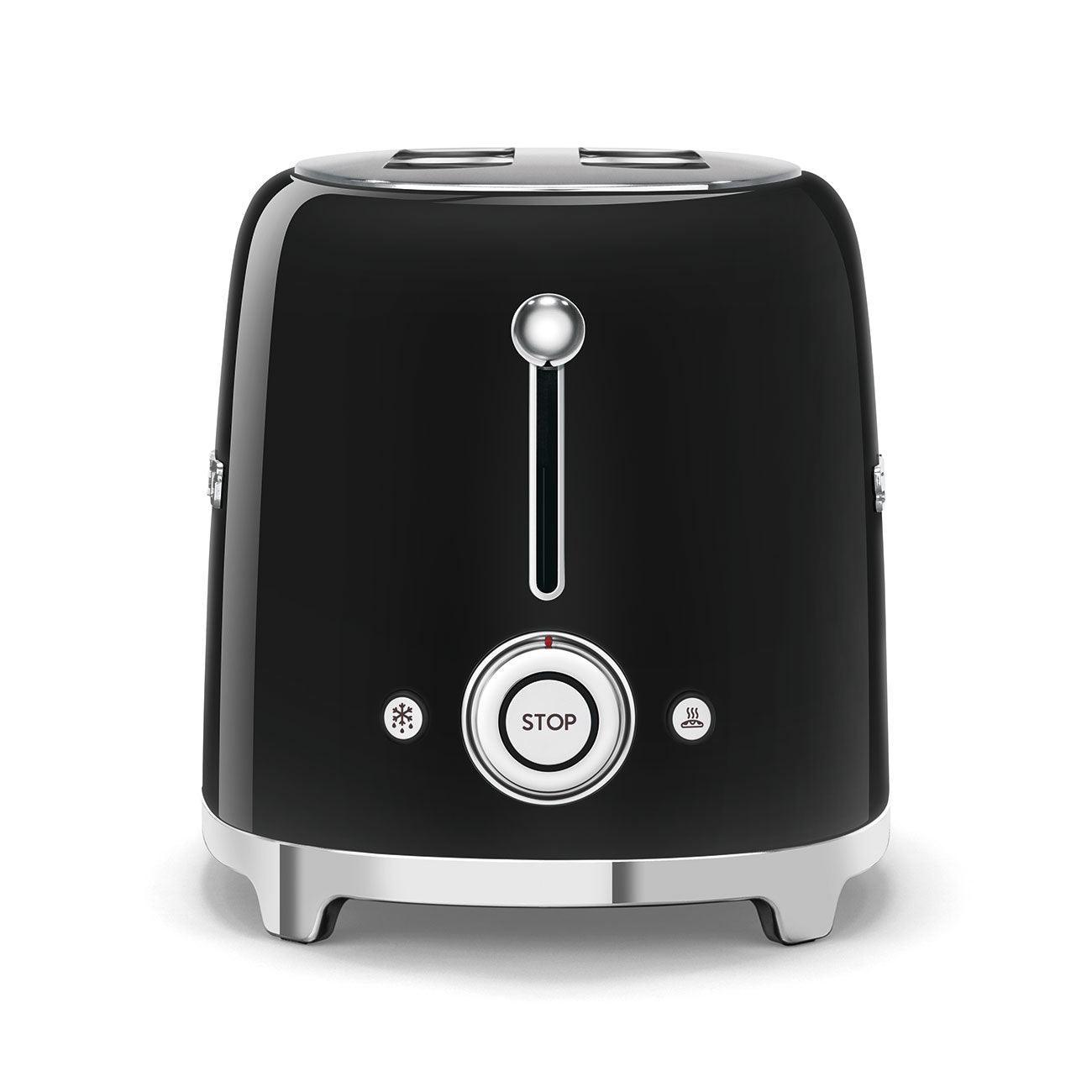 Smeg 2 Slice Toaster: Black