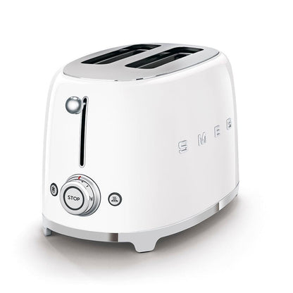 Smeg 2 Slice Toaster: White