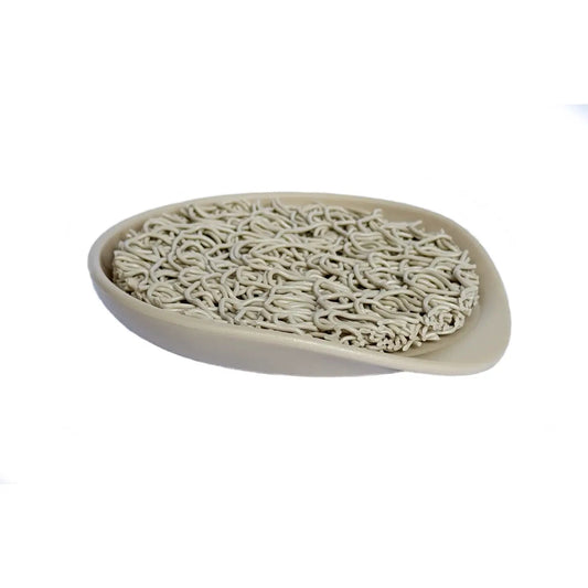 Soap Lift Waterfall Dish: Round, Bone