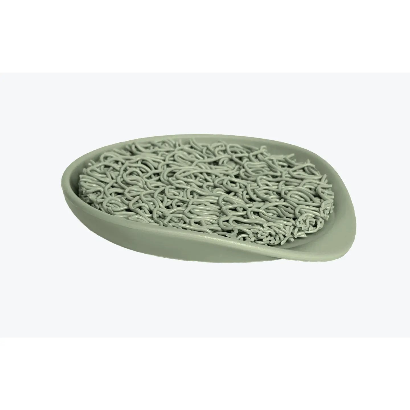 Soap Lift Waterfall Dish: Round, Sage