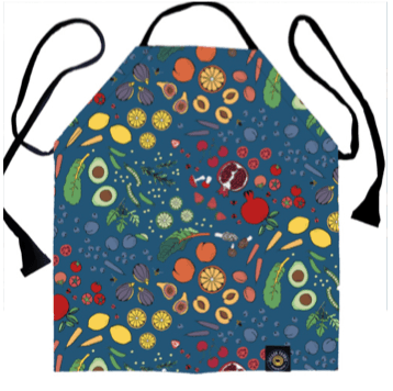 Splash Fabric Kid's Apron: Kale