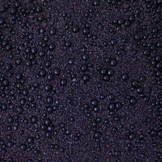 Sprinkle Pop Sprinkle Mix: Black, 4 oz