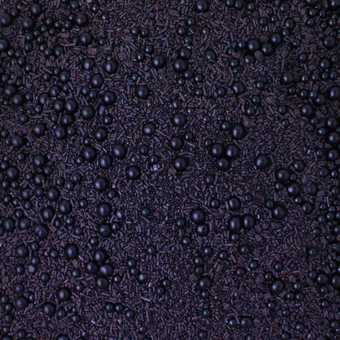 Sprinkle Pop Sprinkle Mix: Black, 4 oz