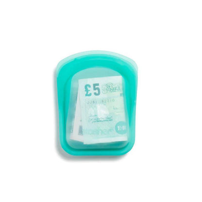 Stasher Pocket (Set of 2): Clear & Aqua