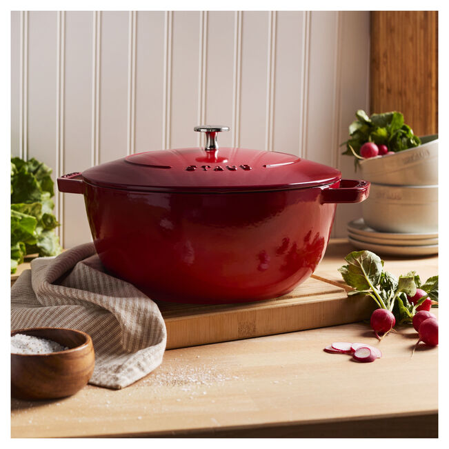 Staub Essential French Oven: 5 QT, Cherry