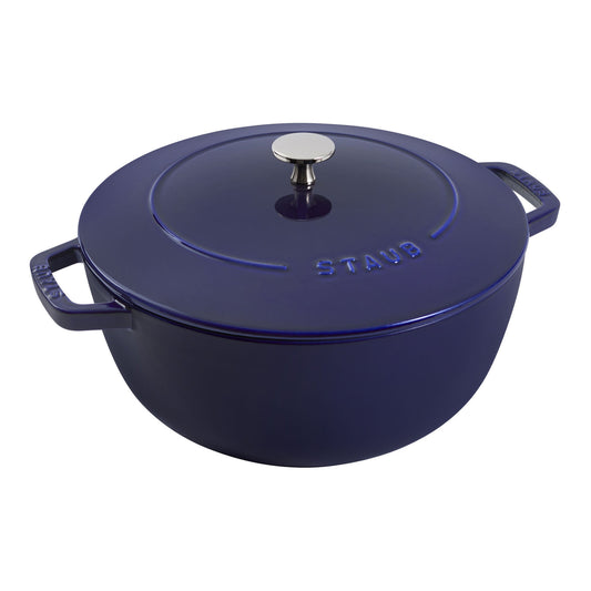 Staub Essential French Oven: 5 QT, Dark Blue