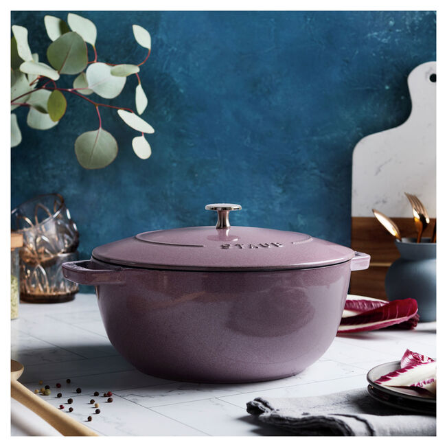 Staub Essential French Oven: 5 QT, Lilac