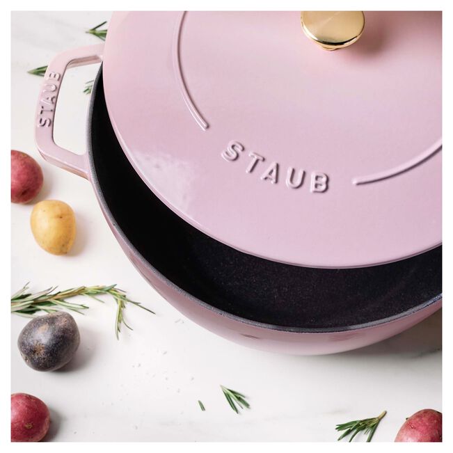 Staub Essential French Oven: 5 QT, Peony Pink
