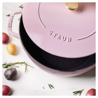 Staub Essential French Oven: 5 QT, Peony Pink