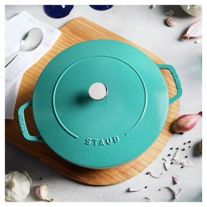 Staub Essential French Oven: 5 QT, Turquoise