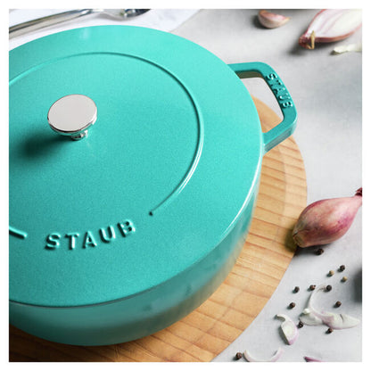 Staub Essential French Oven: 5 QT, Turquoise