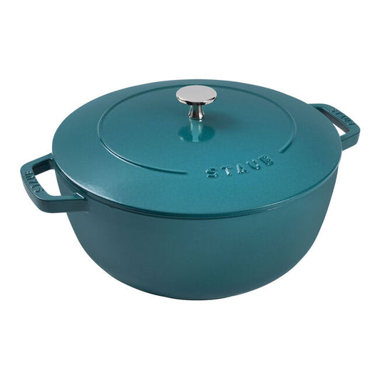 Staub Essential French Oven: 5 QT, Turquoise