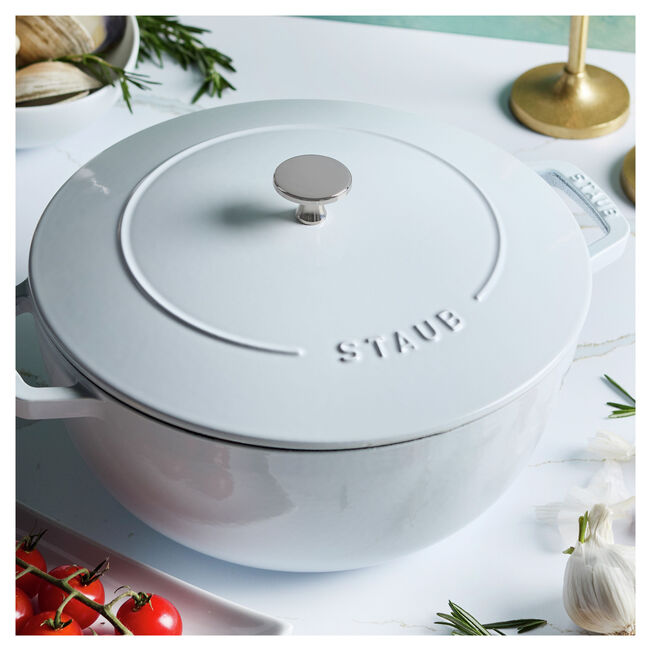 Staub Essential French Oven: 5 QT, White