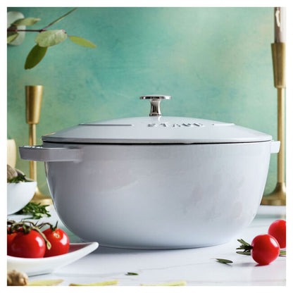 Staub Essential French Oven: 5 QT, White